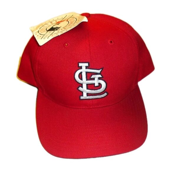 St. Louis Cardinals 90s Vintage Mens Snapback hat New Tags Grey Underbill Mlb - Picture 1 of 4